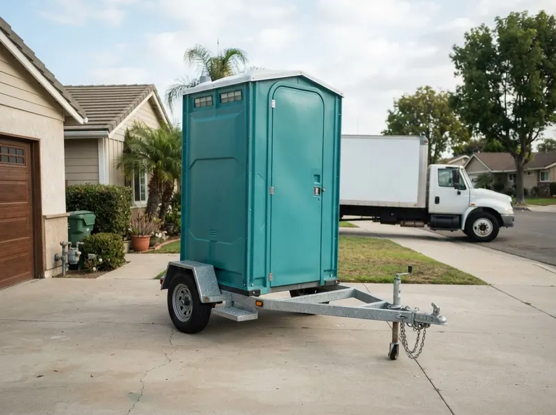 Trailer-Mounted Portable Restrooms in Gardena, CA